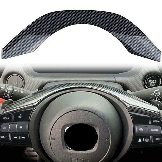 Für Vezel -V 2021 2022 Innen Raum Auto Kohle Faser Lenkung Rad Trim A E1M4 2