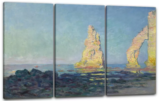 Lienzo/Marcos Claude Monet - Aguja de Etretat, marea baja. 3