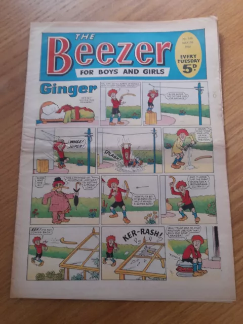 THE BEEZER COMIC No 538 MAY 7th  1966 GOOD CONDITION