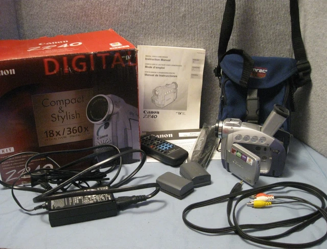 Canon ZR40 Digital Video Camcorder -- In Box (AS IS) UNTESTED
