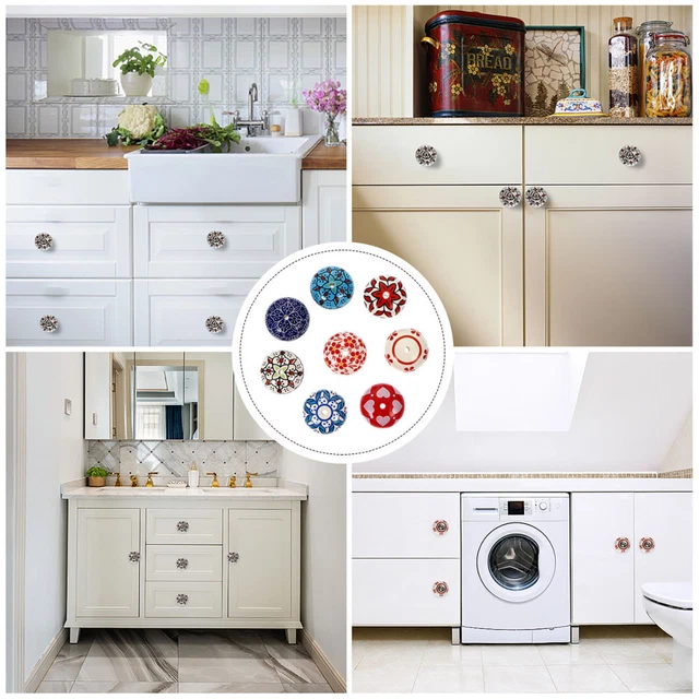 8 Pcs Jewerly Case Knobs Handle Cabinet Door Knobs Kitchen Cabinet 12