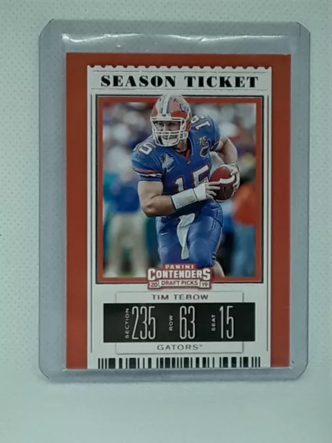 Tim Tebow 2019 Contenders Draft Picks Football - #94 - Florida Gators