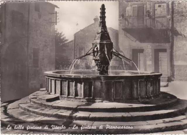 VITERBO - Fontana di Pianoscarano, Cartolina 1961