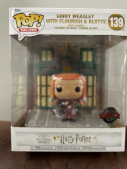 Funko Pop! Deluxe: Harry Potter Ginny Weasley with Flourish and Blotts Figurines