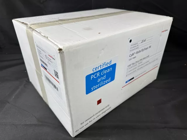CYBIO CyBi 250µL Deep Well RoboTipTray Sterile Filter Pipette Tips (1152/Case)