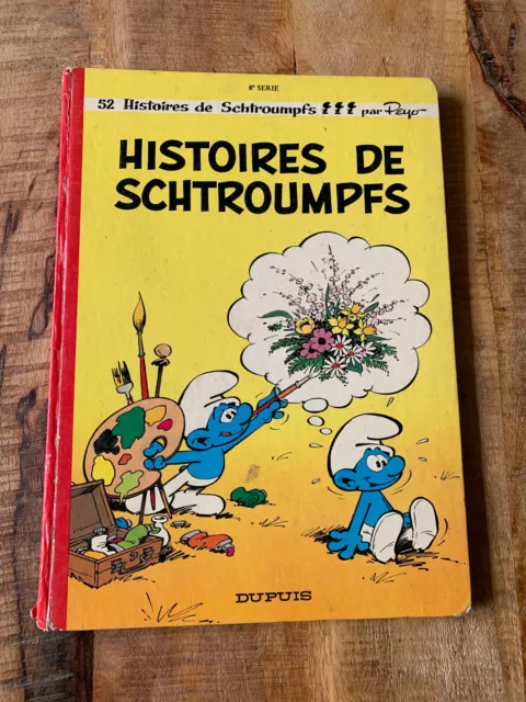 BD Histoires de SCHTROUMPFS - EO tome 8 - dos rond EO / Peyo