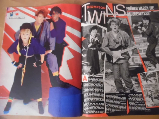BRAVO  10-1984 D Nena Andrew Fletscher Gazebo Duran Thompson Twins Nino Rob Lowe 18