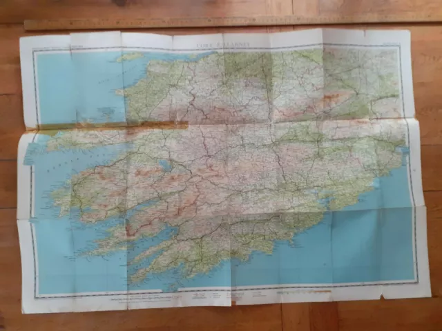 Bartholomews Quarter Inch Cork and Killarney map