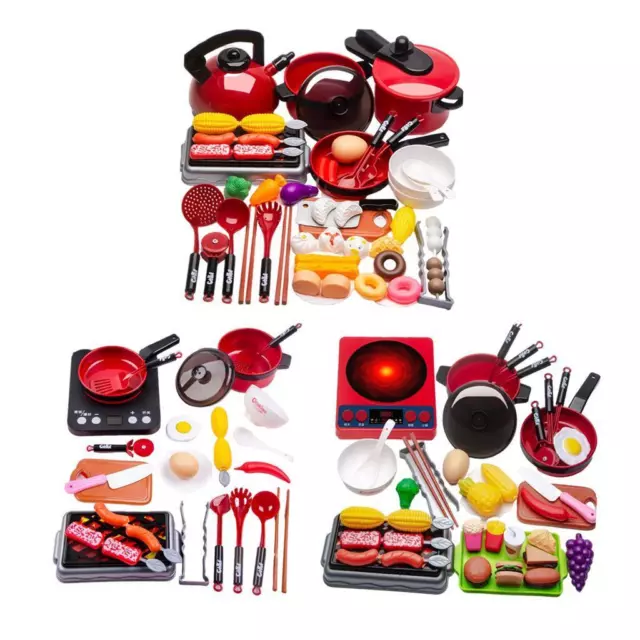 Set Pretend Kids Toy Cooking Playset Garçons Cadeaux