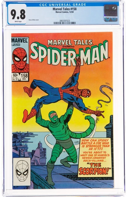 Marvel Tales #158 CGC 9.8 NM/MT White Pages Amazing Spider-Man #24 1983 Avengers