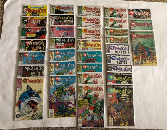 THUNDERCATS STAR COMICS Lot Of (34) Two Copies of #1 Newsstand Low/Mid Grade