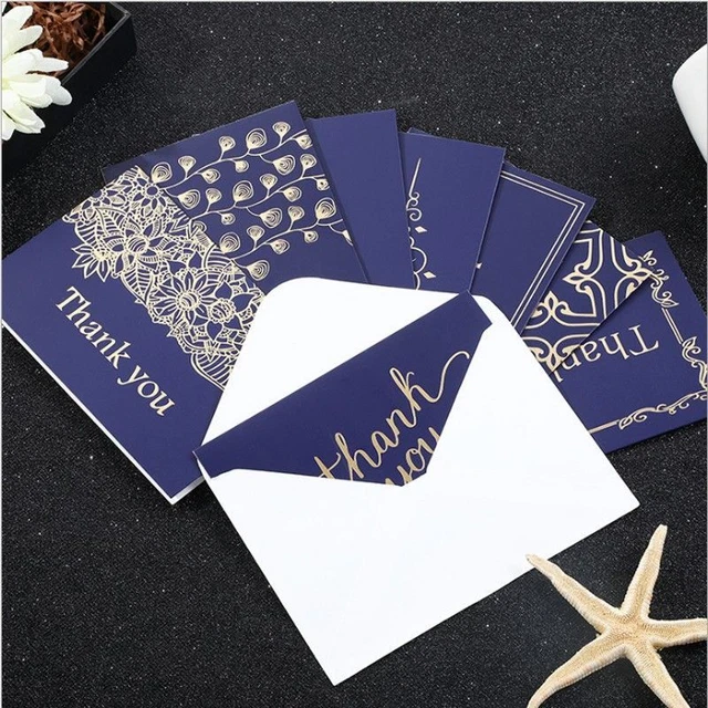 Thank You Invitation Greetings Card Wedding Birthday Christmas Gift Cards 30sets