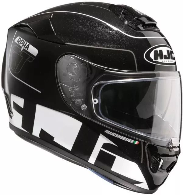 Casque moto intégral HJCRPHA ST Balmer Taille L ou XL 100% NEUF Noir / Blanc