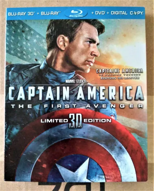 Captain America: The First Avenger, OOP Blu-ray 3D/Blu-ray/DVD Combo