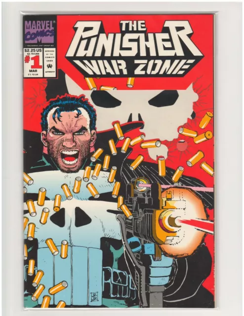 The Punisher:War Zone #1 Die Cut Cover Marvel Comics 1992 MCU