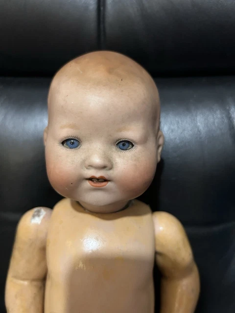 Poupée Ancienne Armand Marseille My Dream Baby, Modèle Mulâtre, Collection