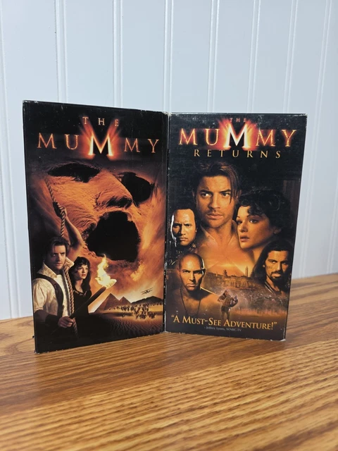 THE MUMMY AND The Mummy Returns VHS Movie Lot Brendan Fraser £12.48 ...