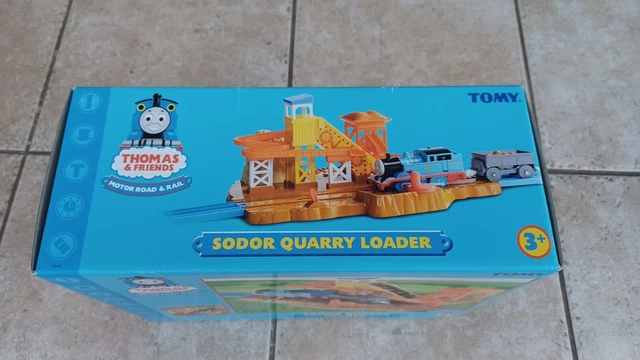 Thomas Box Build THOMAS TRACKMASTER SODOR Quarry Loader Set. With Build Instructions/Box ...