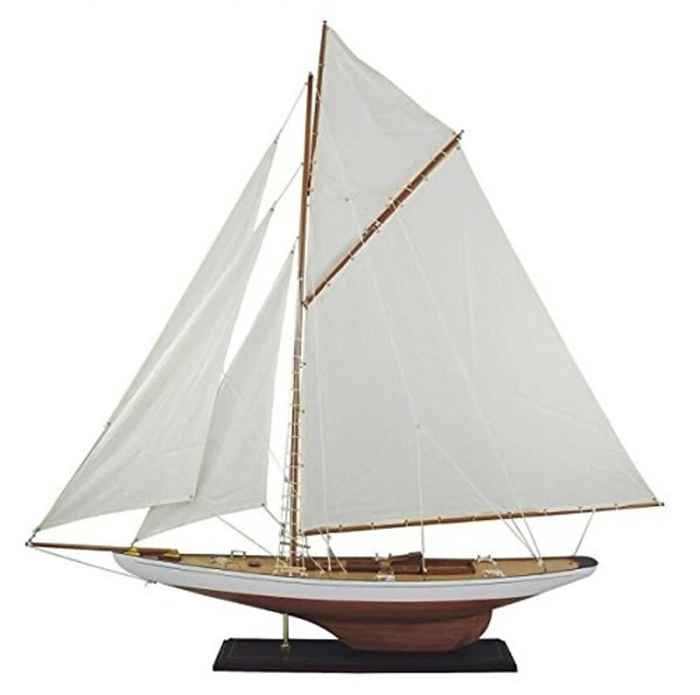 Décoration Bateau Bois Méditerranéen YLME Maquette De Voilier En Bois Décoration Bateau Bois Méditerranéen YLME Maquette De Voilier En Bois