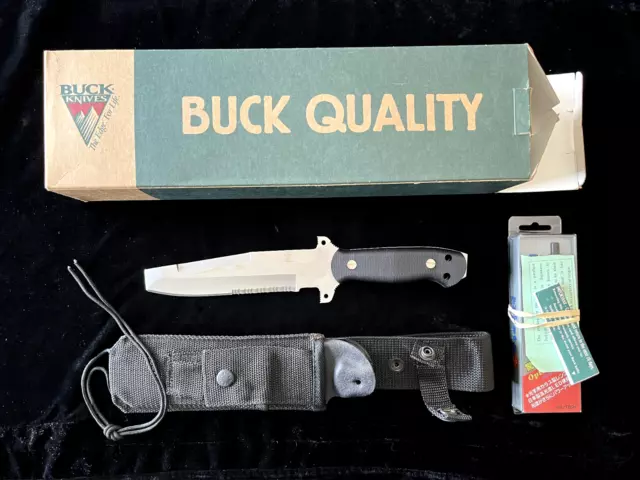 Buck Intrepid Knife-Survival-Hunting w/Chisel-Unused/New-sb