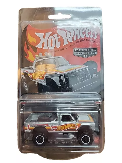 2021 Hot Wheels Walmart Exclusive 1980 Dodge Macho Power Wagon (Zamac Edition)