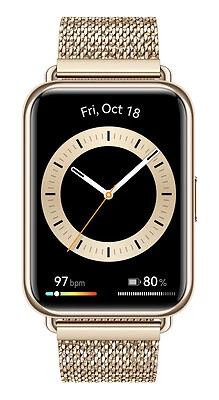 Huawei Watch Fit 2 Elegant Gold Smartwatch Fitnesstracker 1,74" AMOLED 5ATM
