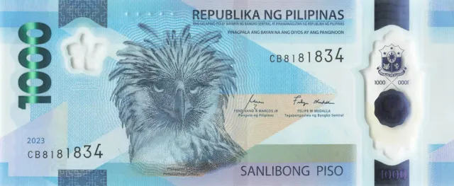 Philippines 1000 Piso 2023 UNC