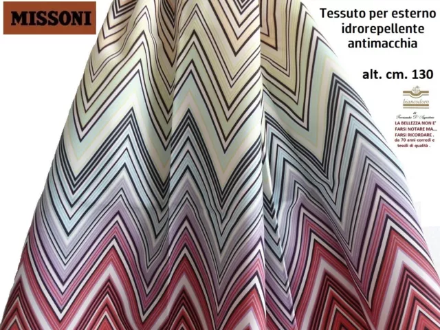 Tessuto MISSONI  , arredamento - tendaggi - tappezzeria alt. cm. 130 outdoor