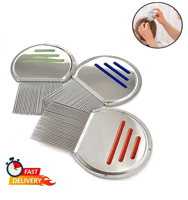 Nitty Gritty Lice Nit Comb Head Lice Treatment Stainless Steel Metal Comb