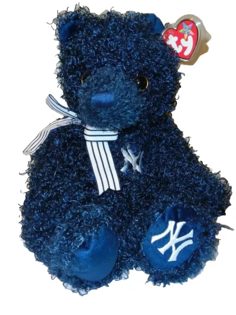 Ty Beanie Buddy - CLEATS the Bear New York Yankees 2015 SGA NY - NEW w/ MINT TAG