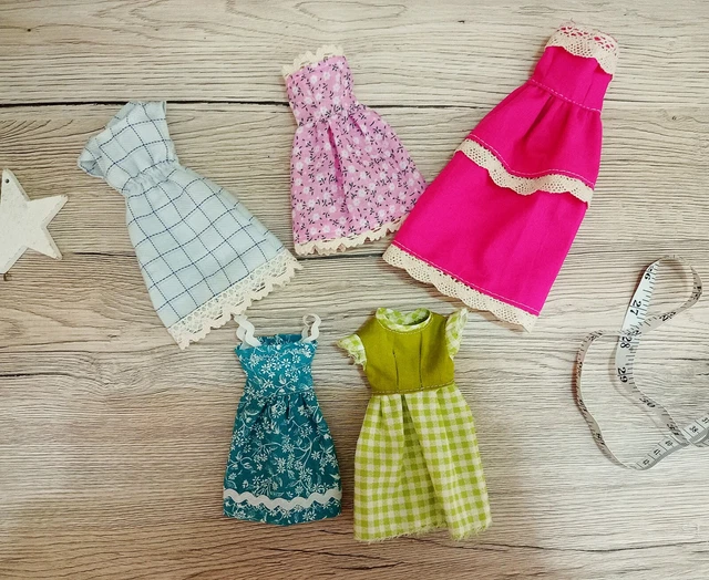 Lot De 4 Peluches Mini Pet Lotto 1:12 - Ours Et éléphant Cuisine - Fait Main