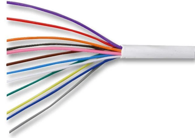 PRO POWER - Alarm / Signal Cable CCA Conductors 12-Core PVC Jacket White 100m