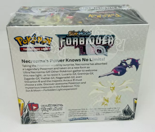 Pokemon Sole e Luna LUCE PROIBITA Booster Box Display 36xBooster Inglese Sigillato 3