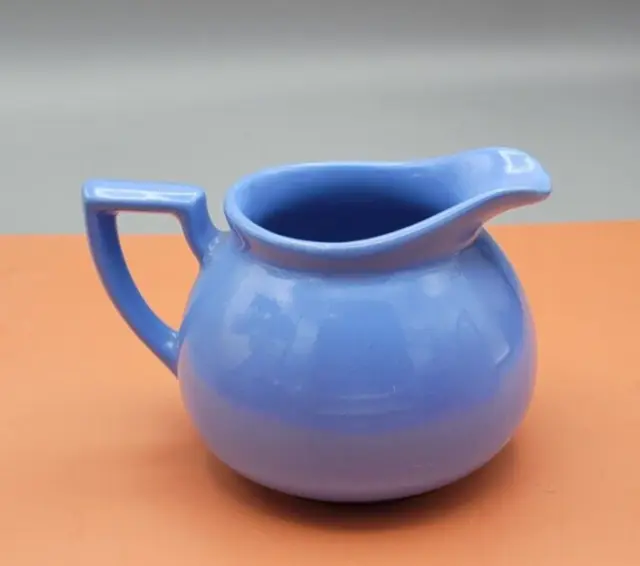 Vintage Lipton's Tea Periwinkle Blue Tea Creamer Pitcher Pot