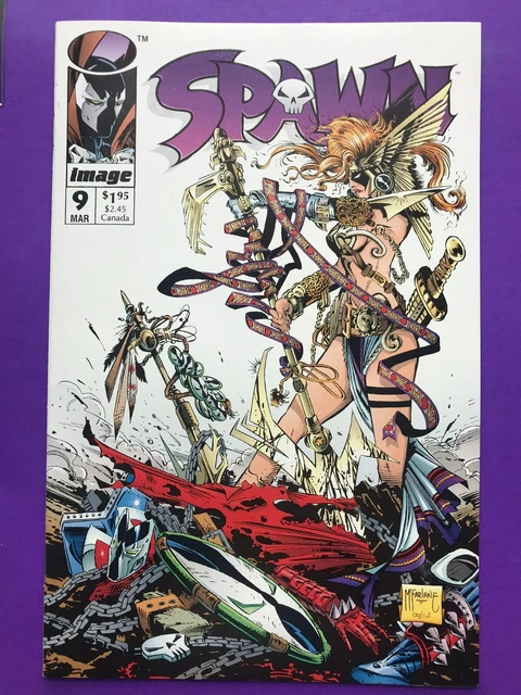 Spawn #9 Nm 9.4 High Grade Image Comics 1992 Todd Mcfarlane Key 1St Angela