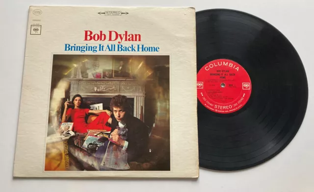 Bob Dylan - Bringing It All Back Home Vinyl Lp Record Original USA Press Folk