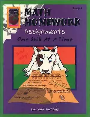 Math Homework Assignments, Grade 4 - Paperback, by Harrold Jenni - Very Good