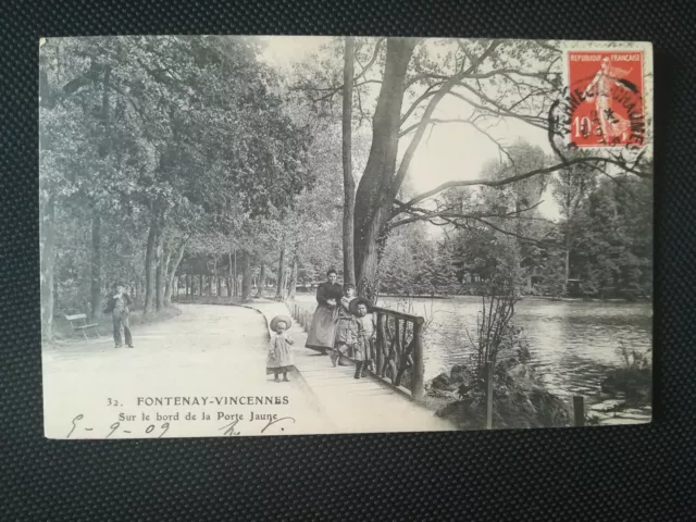 CPA 94 FONTENAY-Vincennes - Sur le Bord de la Porte Jaune