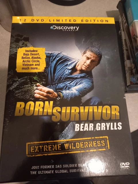 New - Born Survivor - Bear Grylls Extreme Wilderness (12 x DVD Limited Edition)