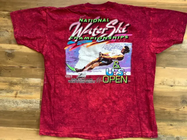 Vintage 51st National Water Ski Championships 1993 & US Open Shirt XL