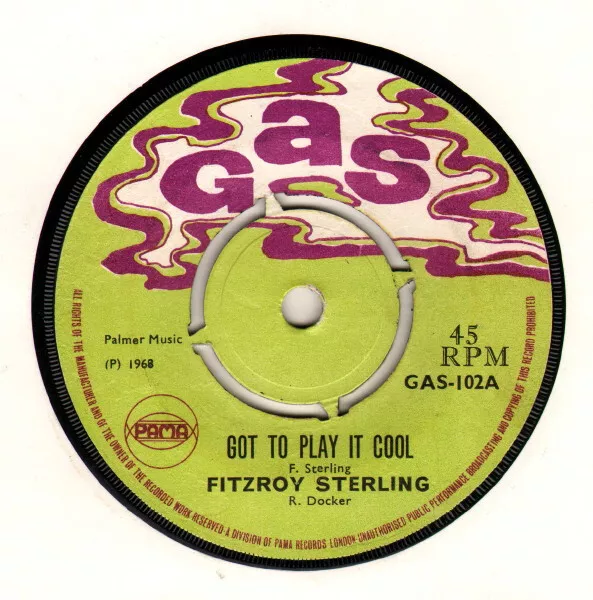 Fitzroy Sterling - Got To Play It Cool  (7") (Very Good (VG))