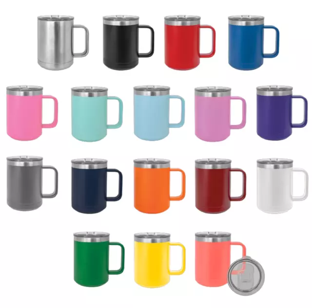 15 oz. Personalized Coffee Mug, Insulated Tumbler Perfect - Work, Travel, & Home