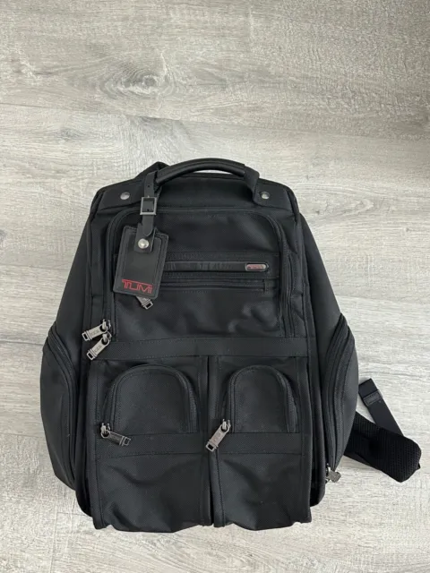 Tumi Laptop Brief Pack Backpack Black - Alpha 2