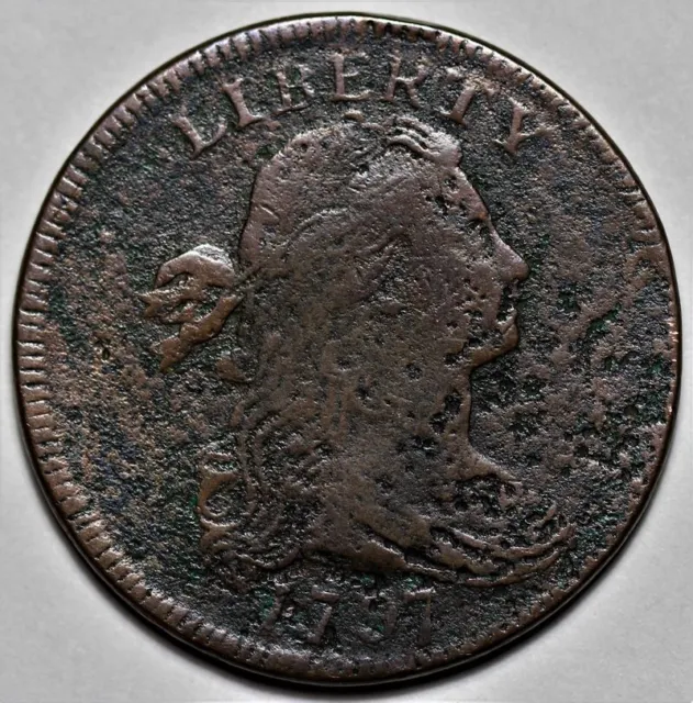 1797 Draped Bust Large Cent - US 1c Copper Penny Coin - L36