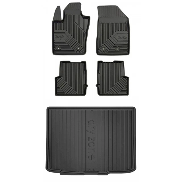 MatsMore Tapis De Coffre PE Sur Mesure Jeep Renegade 2014-2021 – Protection Tout-Temps Antidérapante Et Imperméable