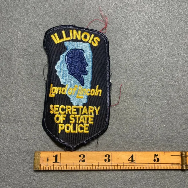 Illinois Secretary of State Police Patch G7 *