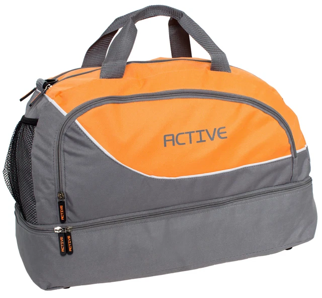 Borsa Borsone Palestra Sportiva Piccola borse 30L Scomparto per Bagnato Arancio