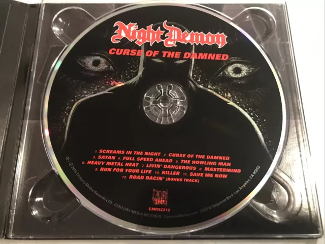 Night Demon - Curse of the Damned CD 2015 Century Media - CMR92212 [DIGIPAK] 2