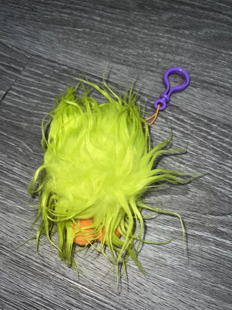 Immaculate - Dreamworks Trolls Fuzzbert Green & Orange Troll Keyring 7 Inches