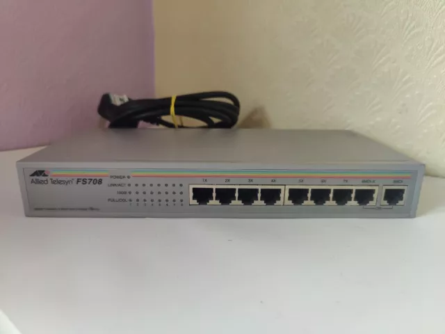 Allied Telesis AT-FS708 8 Port Switch